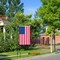 Garden Flag Stand Holder Pole Stopper Anti-Wind Clip USA Season Yard